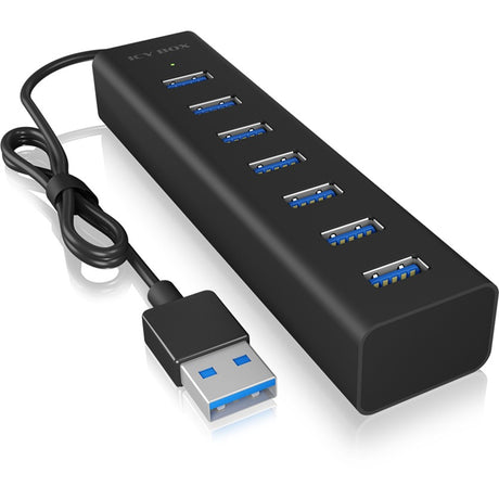 Icy box ib-hub1700-u3 usb hub (sort)