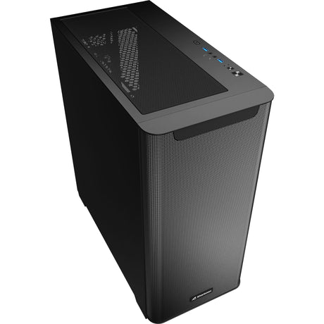 Sharkoon m30 sort midi tårnhus (sort | 2x USB-A | 1x USB-C)