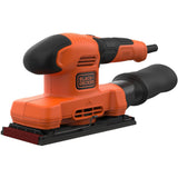 Black+decker 150w 1 3-arks orbitalsliber bew220-qs (orange sort)