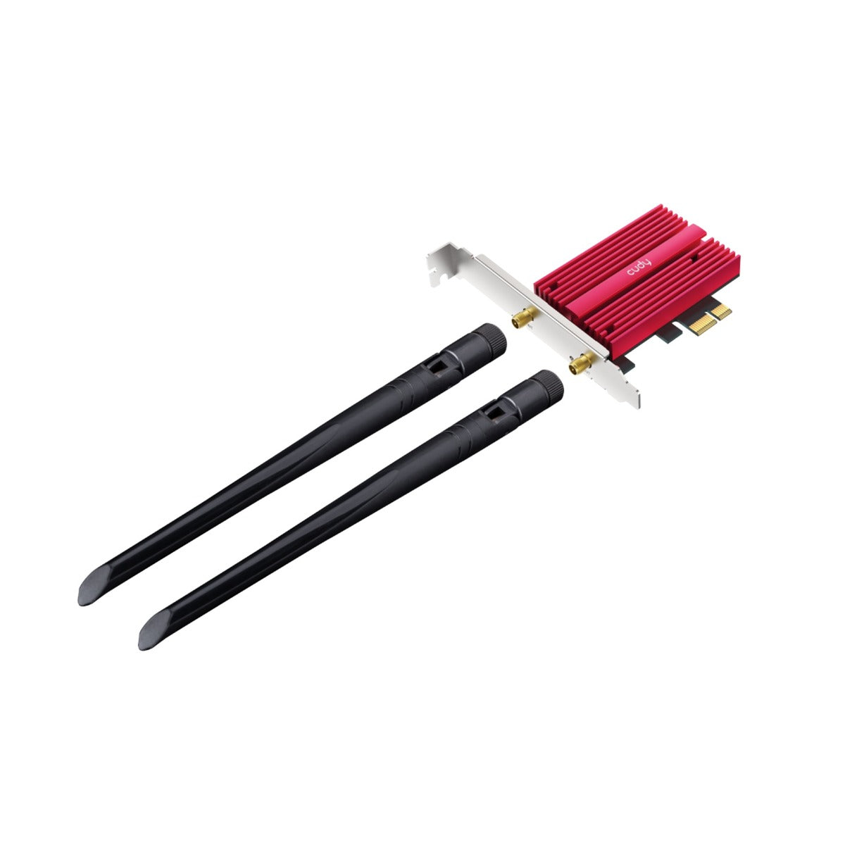 Cudy AX5400 Wi-Fi 6e Bluetooth 5.3 PCI-E WLAN-adapter (rød)