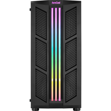 Aerocool Prime V2 Midi Tower-hus (sort | 2x USB-A | RGB | vindue)