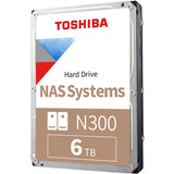 Toshiba n300 6 TB harddisk (SATA 6 GB s, bulk)