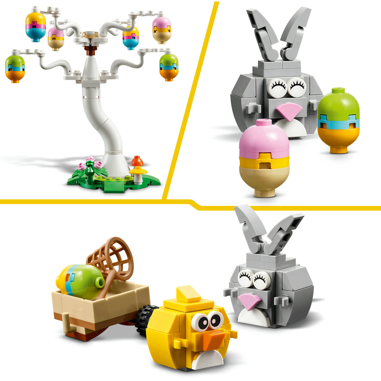 Lego ægjagt med kanin og kylling byggelegetøj (40808)