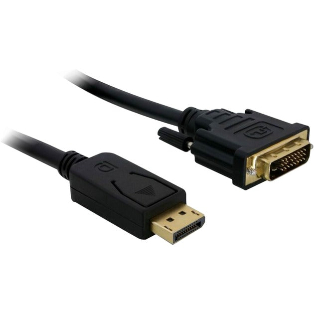Delock displayport til dvi 24+1 kabeladapter (sort, 2 meter)