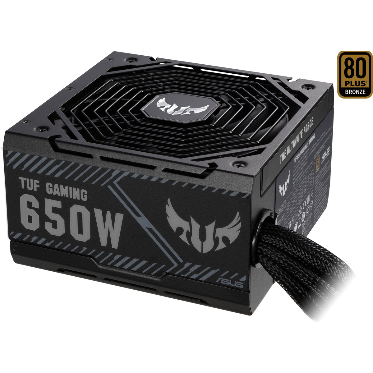 Asus tuf gaming 650b 650 watt strømforsyning (sort, 4x pcie)
