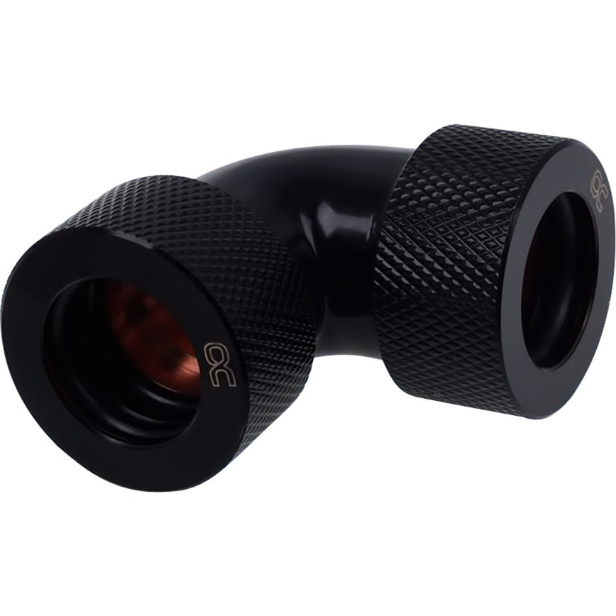 Alphacool eiszapfen 16mm HT fitting L-stik 90° tilslutning (sort)