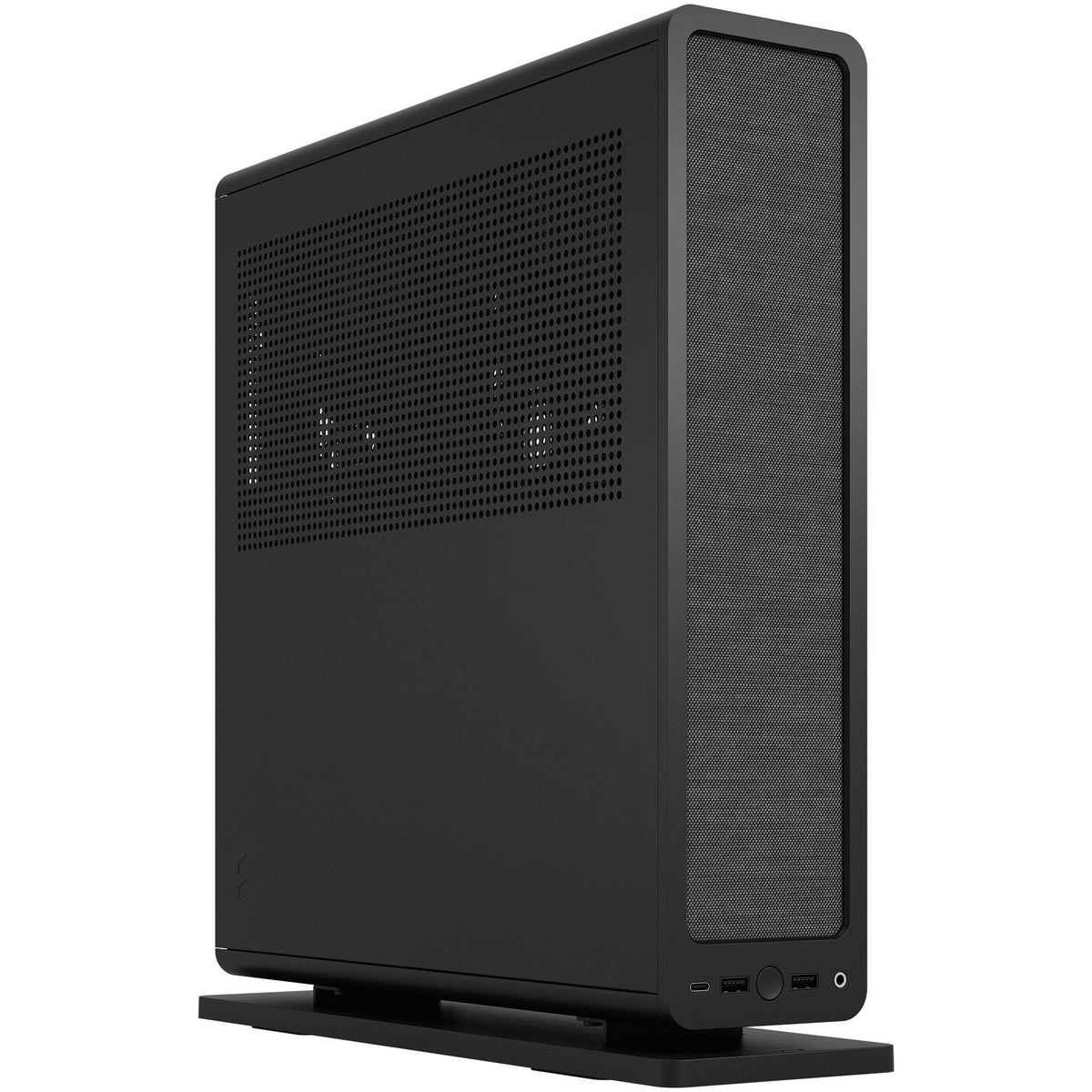 Fractal design ridge sort mini tårnhus (sort | 2x USB-A | 1x USB-C)