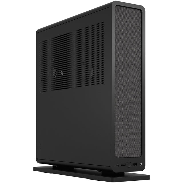 Fractal design ridge sort mini tårnhus (sort | 2x USB-A | 1x USB-C)