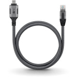 Goobay netværksadapter USB-C 3.2 gen1 til RJ-45 (sort sølv, 2 meter)
