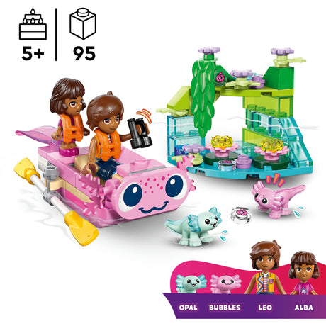 Lego friends axolotl eventyrbådbyggesæt - legetøj - 42681