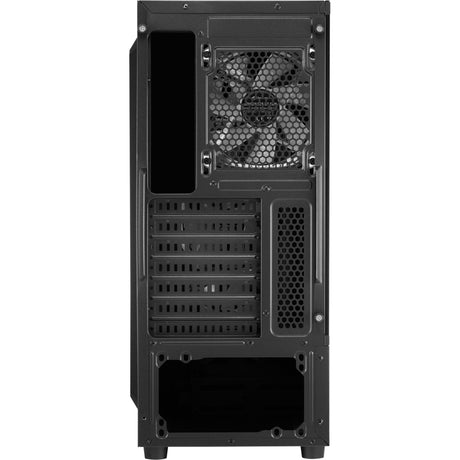 Sharkoon tk4 rgb midi tårnhus (sort | 4x usb-a | rgb | hærdet glas)