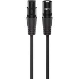 Goobay xlr-aansluitkabel (zwart, 3 meter)