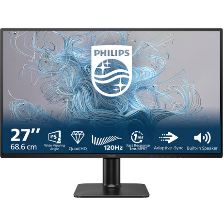 Philips 27e2n2500 00 27 skærm (sort, HDMI, skærmport, 120 Hz)