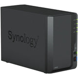 Synology diskstation ds223 nas (sort, 1x 1 GB LAN, 3x USB 3.2 gen 1)