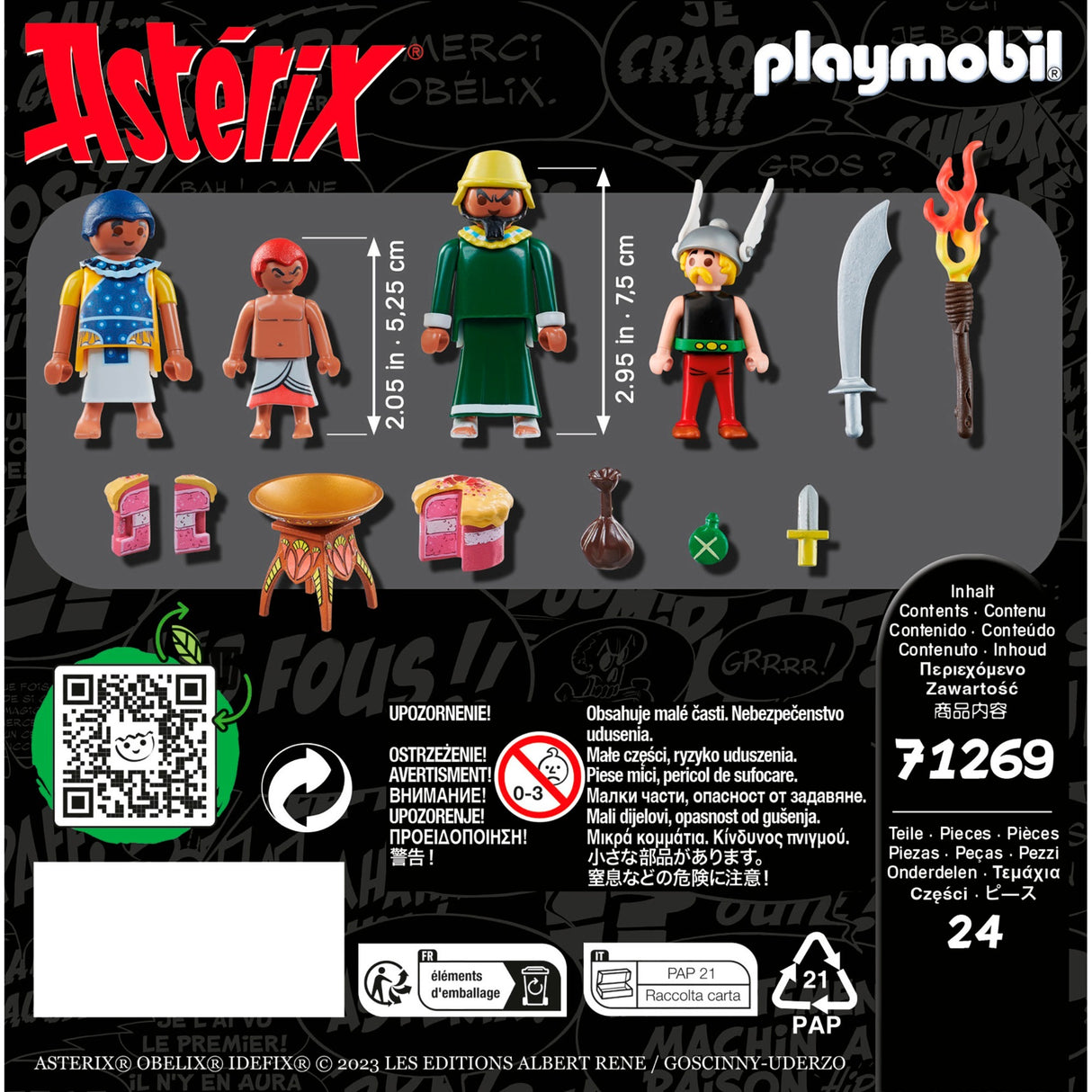Playmobil Asterix - den forgiftede kage fra Plurkis byggelegetøj (71269)