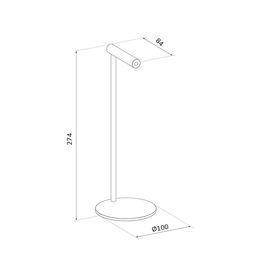 Neomounts ads11-170sl headset holder (sølv)