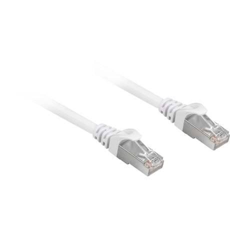 Sharkoon patchkabel SFTP, RJ-45 med Cat.6a (hvid, 0,25 meter, halogenfri)