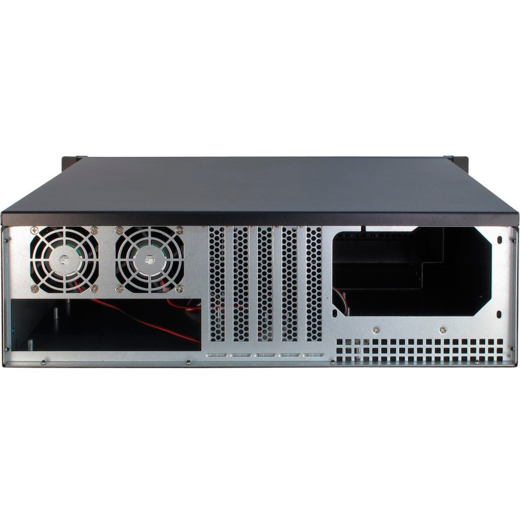 Inter-tech 3u-3098-s rackhus (sort | 2x USB-A)