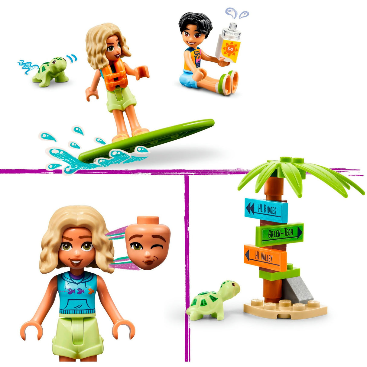 Lego friends - strand smoothie stativ byggelegetøj (42625)