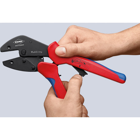 Knipex multicrimp-krympetang 973302 (rød blå)