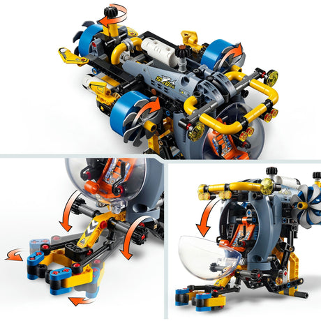 Lego Technic ubåd til dybhavsudforskning - 42201