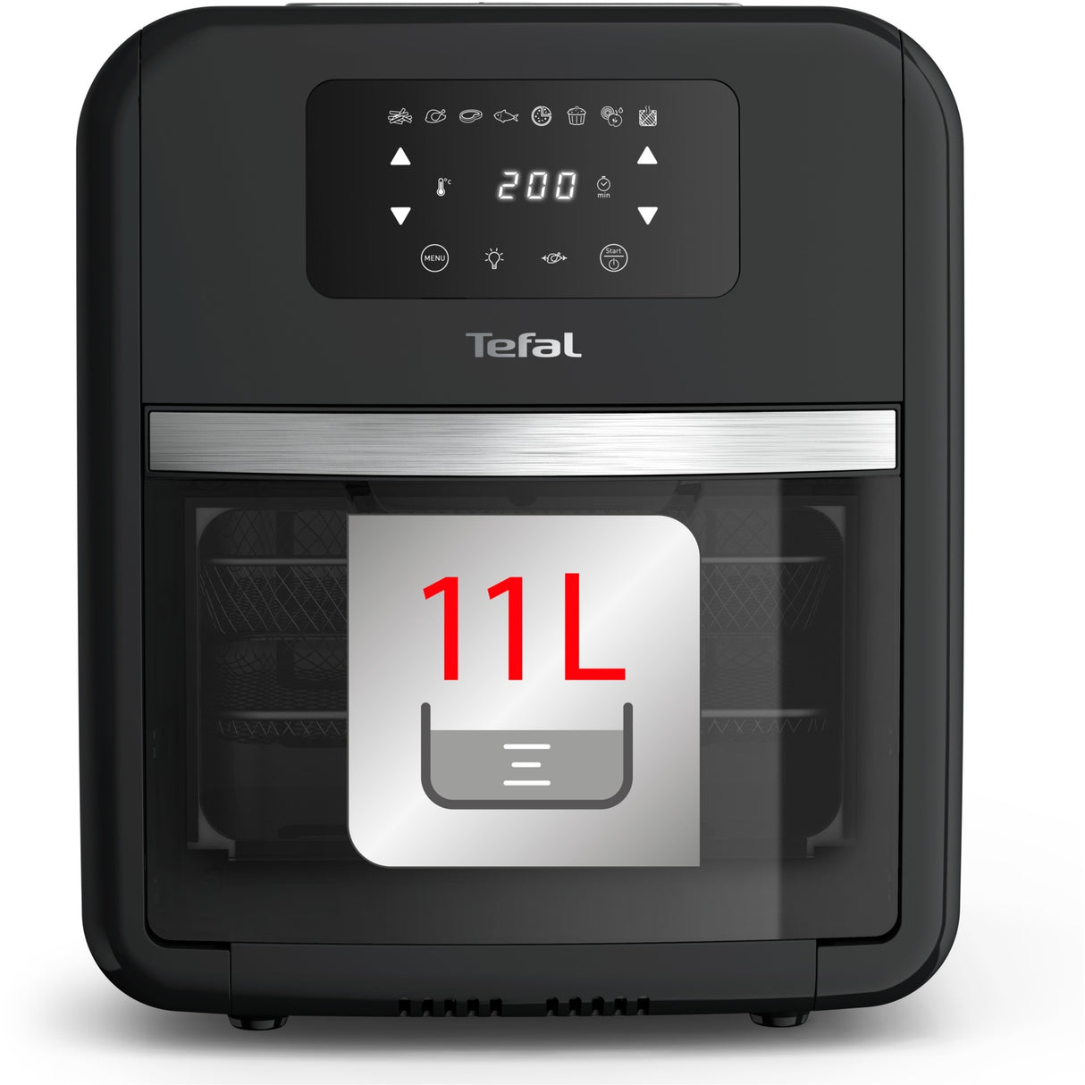 Tefal easy fry ovngrill mini bageovn (sort)