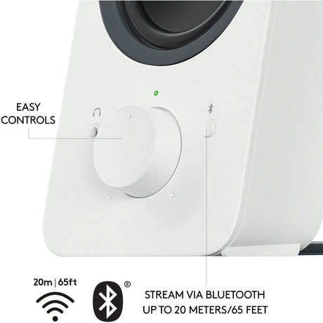 Logitech z207 pc-højttaler (hvid)