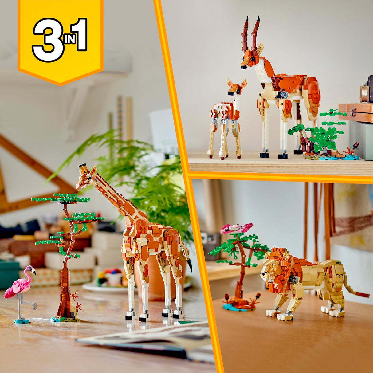 Lego creator 3i1 safaridyr - 31150
