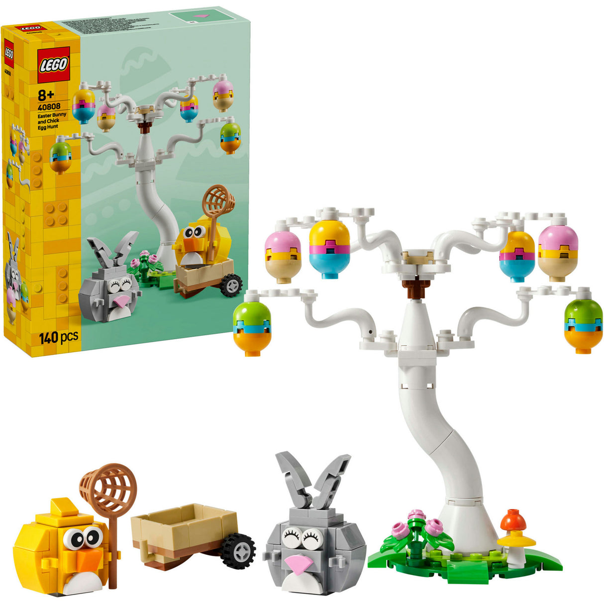 Lego ægjagt med kanin og kylling byggelegetøj (40808)