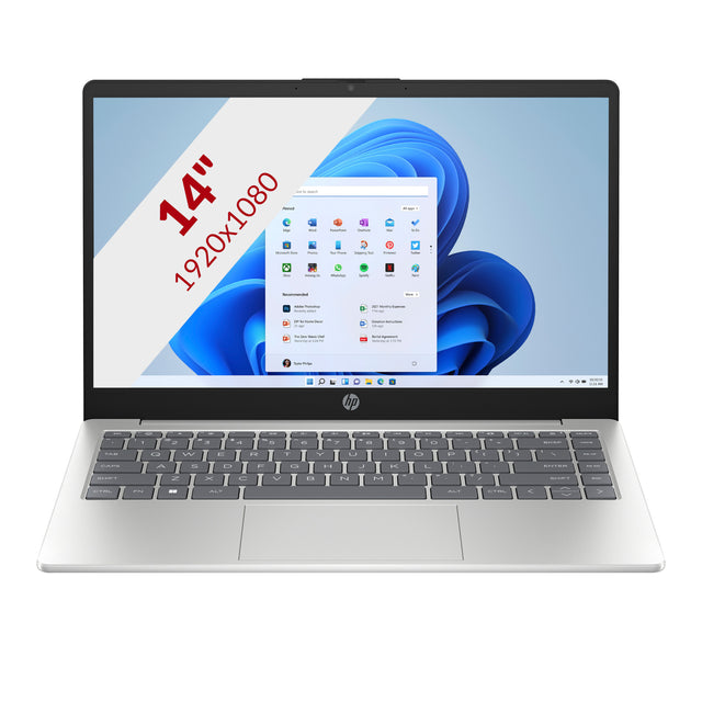 Hp 14-ep1060nd (cl0z2ea) 14 copilot+ bærbar computer (sølv | core ultra 5 125h | intel arc-grafik | 24 GB | 512 GB SSD)