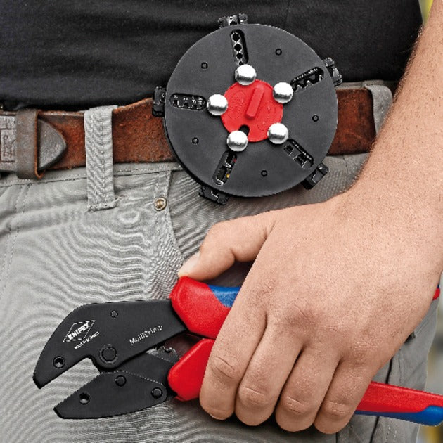 Knipex multicrimp-krympetang 973302 (rød blå)