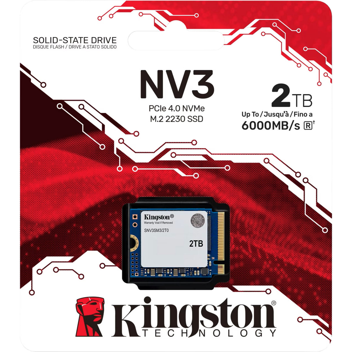 Kingston nv3 2tb ssd (pcie 4.0 x4, nvme, m.2 2230)