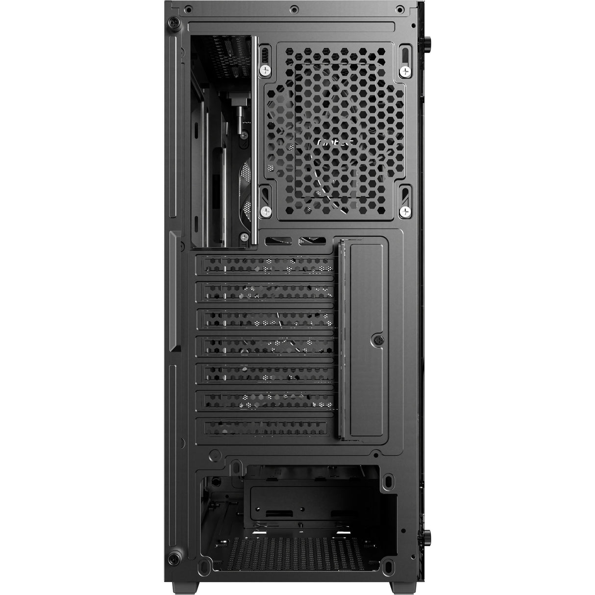 Antec ax67 argb midi tårnhus (sort | 3x usb-a | hærdet glas)