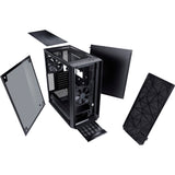 Fractal design meshify c midi tårnhus (sort | 2x USB-A | hærdet glas)