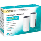 Tp-link deco p9 mesh router (hvid, 2 stykker, 2,4 GHz 5 GHz dual-band)