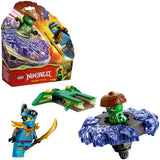 Lego ninjago 71849 ny vs. elementær monster spinner