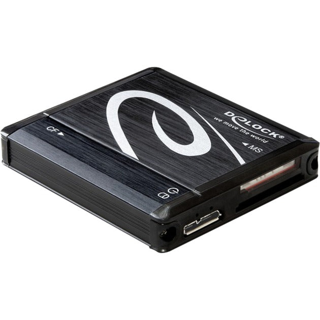 Delock USB 3.0 kortlæser alt i 1 kortlæser (sort, detail)