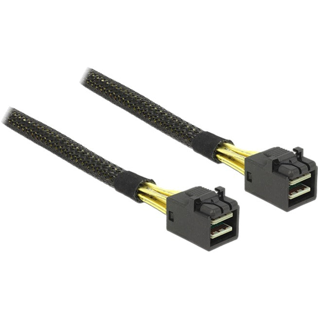 Delock mini SAS HD SFF-8643 > mini SAS HD SFF-8643 kabel (sort, 0,5 meter)