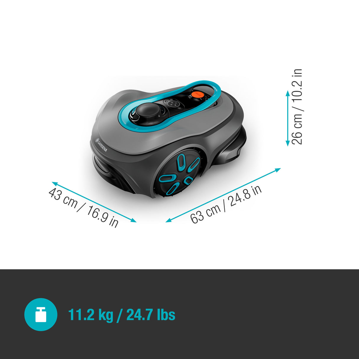 Gardena smart sileno free 800 robotplæneklipper