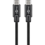 Goobay sync charge super speed USB-C kabel (sort, 2 meter)
