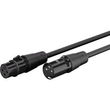 Goobay xlr-aansluitkabel (zwart, 2 meter)