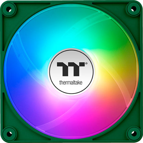 Thermaltake ct120 ex argb sync pc køleventilator racing green (3-fan pack) case fans (grøn, 3 stykker, 120 x 120 x 25 mm, pwm)