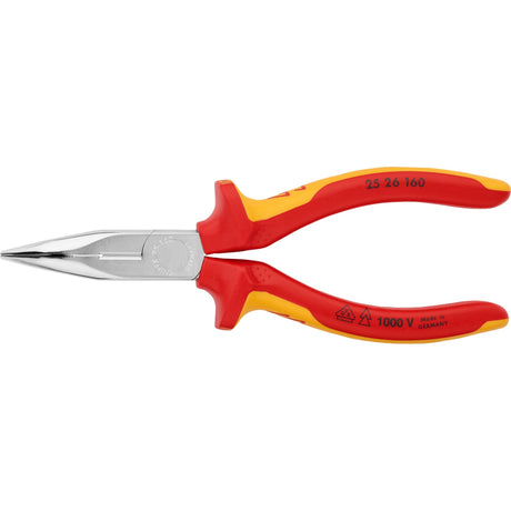 Knipex 25 26 160 buet radiotang + sideskærer 160mm vde