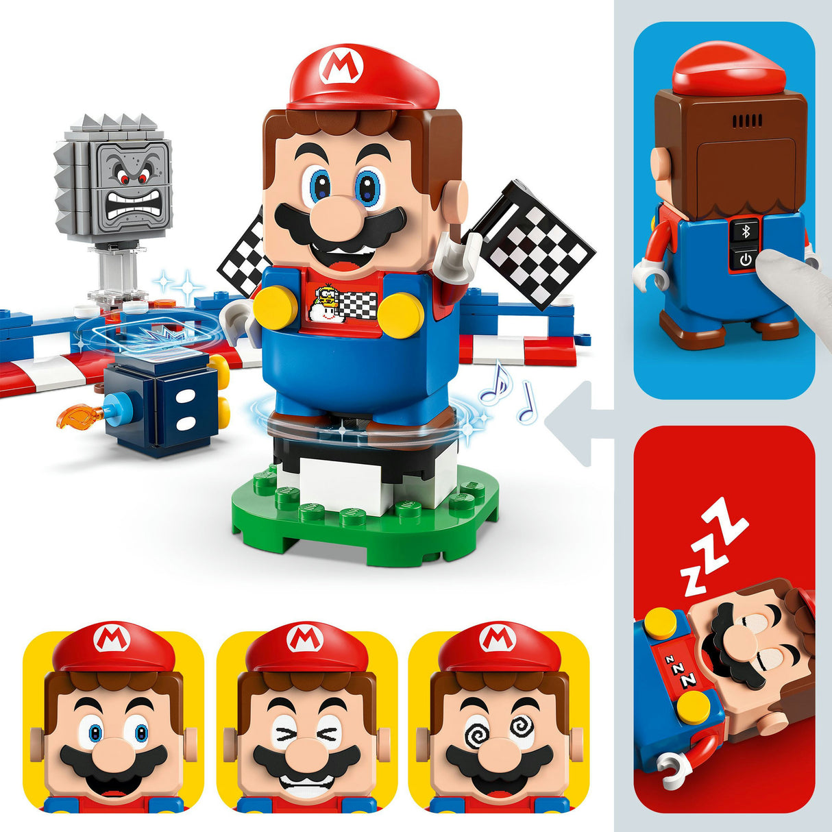 Lego® Super Mario™: Mario Kart™ – Interactive® Mario™ og Standard Kart - 72043
