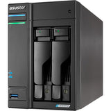 Asustor lockerstor 2 as6702t nas (sort, 2x lan, hdmi, usb)