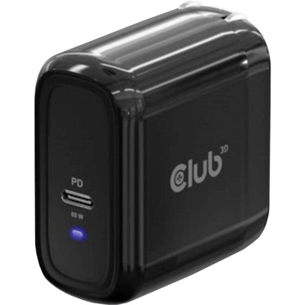 Club 3D rejseoplader PPS 65W gan-teknologi (sort, USB-C, strømforsyning (PD) 3.0)