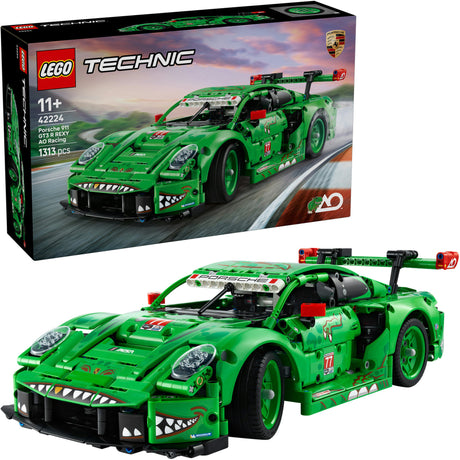 Lego technic 42224 porsche 911 gt3 r rexy ao racerbil