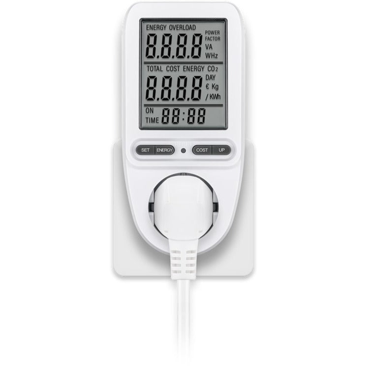 Goobay digital energiomkostningsmåler pro måleenhed (hvid)