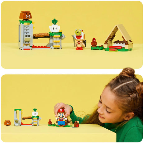 Lego super mario 72040 toad boss campingplads