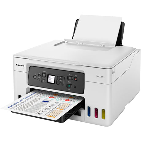 Canon maxify gx3050 alt-i-en inkjetprinter (hvid, scan, kopi, wi-fi)